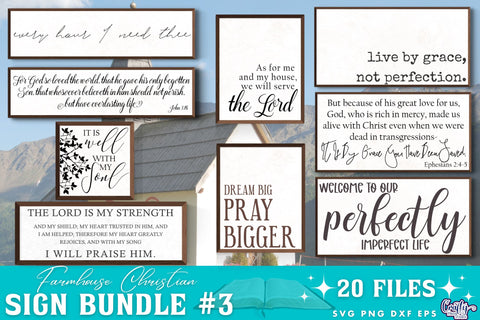 Farmhouse Svg, Christian Svg, Farmhouse Sign Bundle 3, Home SVG Crafty Mama Studios 