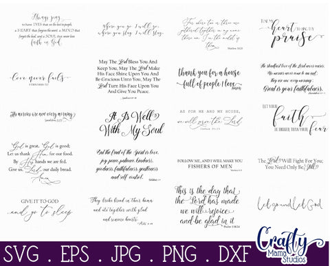 Farmhouse Svg, Christian Svg, Farmhouse Sign Bundle 4, Home SVG Crafty Mama Studios 