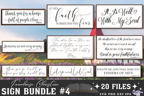 Farmhouse Svg, Christian Svg, Farmhouse Sign Bundle 4, Home SVG Crafty Mama Studios 