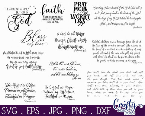 Farmhouse Svg, Christian Svg, Farmhouse Sign Bundle, Home SVG Crafty Mama Studios 