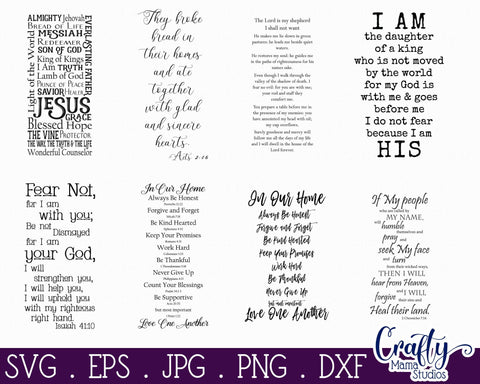 Farmhouse Svg, Christian Svg, Farmhouse Sign Bundle, Home SVG Crafty Mama Studios 