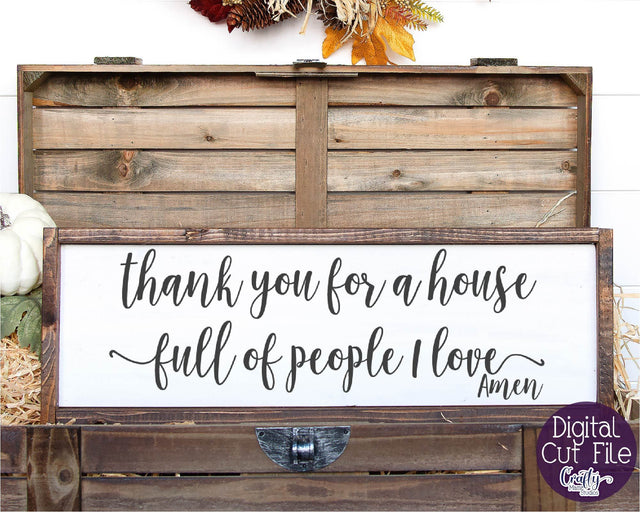 Farmhouse Svg, Christian Svg, House Full Of People I Love SVG Crafty Mama Studios 