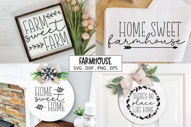 Farmhouse SVG Cut File | Farmhouse Collection SVG Illuztrate 