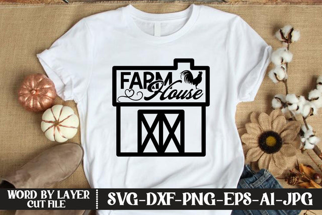 Farmhouse SVG CUT FILE SVG MStudio 