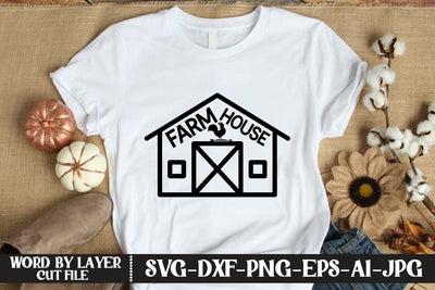 Farmhouse SVG CUT FILE SVG MStudio 