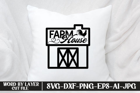 Farmhouse SVG CUT FILE SVG MStudio 