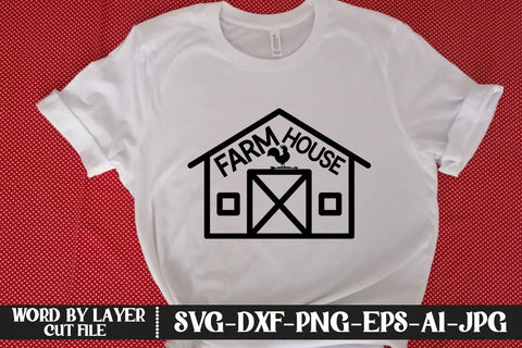 Farmhouse SVG CUT FILE SVG MStudio 