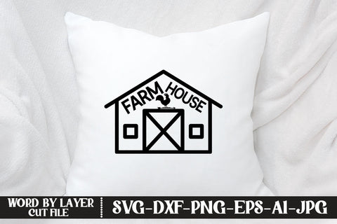 Farmhouse SVG CUT FILE SVG MStudio 