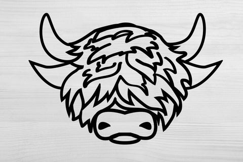 Farmhouse SVG Design. Highland Cow SVG. Farm House Sign. SVG Samaha Design 
