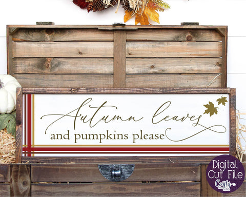 Farmhouse Svg, Fall Farmhouse, Autumn Leaves And Pumpkins SVG Crafty Mama Studios 