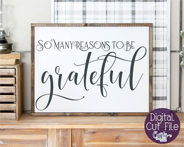 Farmhouse Svg, Fall Farmhouse Sign, Be Grateful Cut File SVG Crafty Mama Studios 