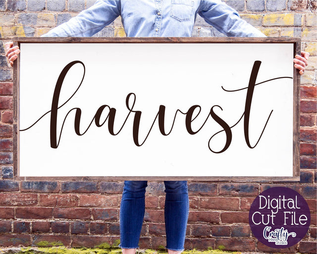 Farmhouse Svg, Fall Farmhouse Sign, Harvest Cut File SVG Crafty Mama Studios 