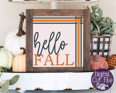 Farmhouse Svg, Fall Farmhouse Sign, Hello Fall Cut File SVG Crafty Mama Studios 