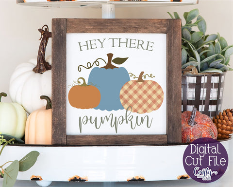 Farmhouse Svg, Fall Farmhouse Sign, Hey There Pumpkin File SVG Crafty Mama Studios 
