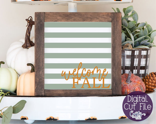 Farmhouse Svg, Fall Farmhouse Sign, Welcome Fall Cut File SVG Crafty Mama Studios 