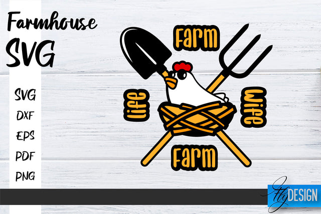 Farmhouse SVG | Family SVG | Funny Farm Quotes Svg SVG Fly Design 