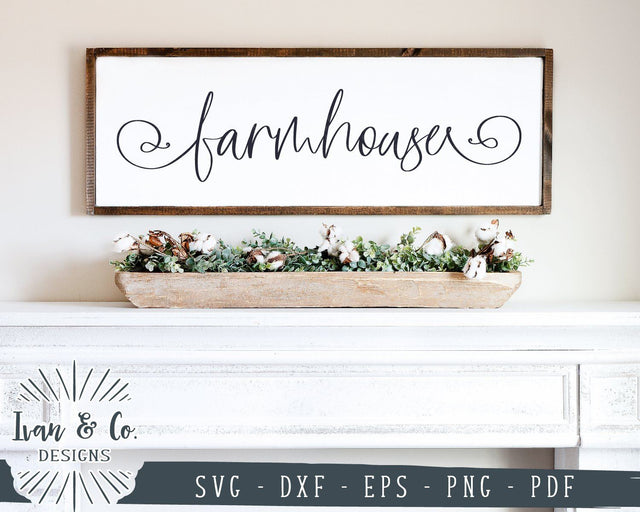 Farmhouse SVG Files | Farmhouse Sign SVG | Home SVG | Family SVG | Commercial Use | Cricut | Silhouette | Cut Files (1046803401) SVG Ivan & Co. Designs 