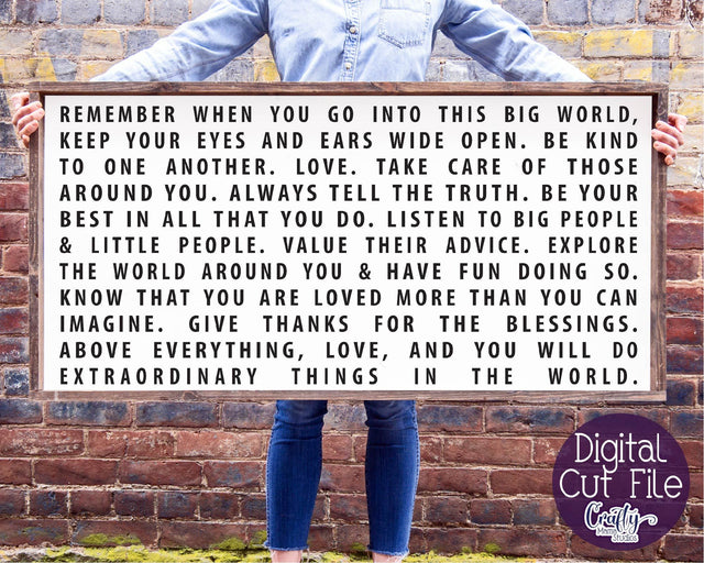 Farmhouse Svg, Home Sign, Remember Svg, Graduation Svg Quote SVG Crafty Mama Studios 