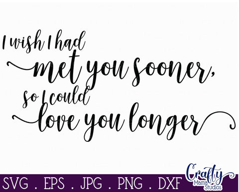 Farmhouse Svg, Love Svg, Met You Sooner, Home Sign Svg SVG Crafty Mama Studios 