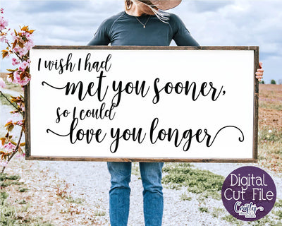 Farmhouse Svg, Love Svg, Met You Sooner, Home Sign Svg SVG Crafty Mama Studios 