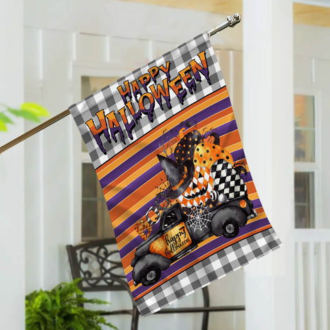 Farmhouse Truck Halloween Garden Flag Sublimation Design, Halloween Pumpkin Garden Flag Sublimation CaldwellArt 