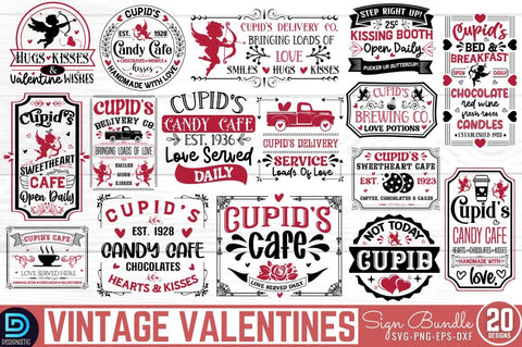 Farmhouse Valentine's Day SVG Bundle SVG DESIGNISTIC 