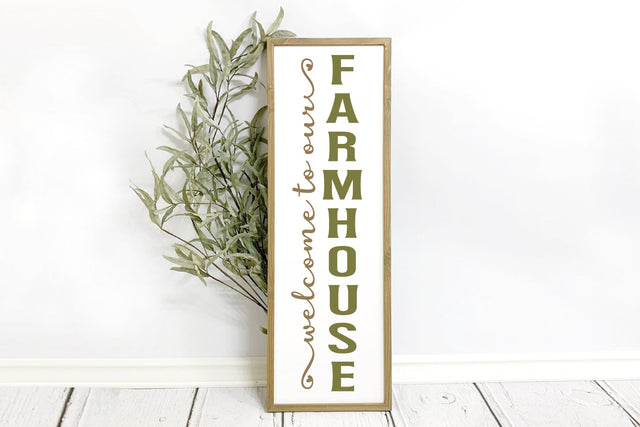 Farmhouse Vertical Sign SVG zoellartz 