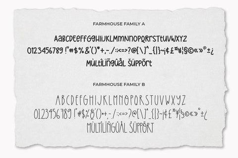 Farmhouse Village Font Abo Daniel Studio 