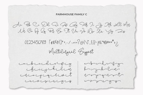 Farmhouse Village Font Abo Daniel Studio 