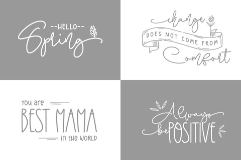 Farmhouse Village Font Abo Daniel Studio 