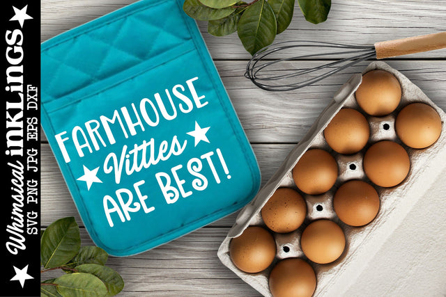 Farmhouse Vittles Are Best SVG SVG Whimsical Inklings 