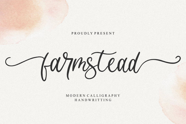 Farmstead Font Qwrtype Foundry 