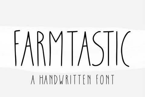 Farmtastic Tall and Skinny Font Font Jimtype Studio 