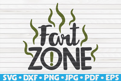 Fart zone SVG | Bathroom quote SVG HQDigitalArt 