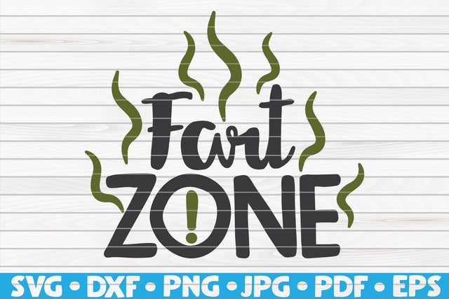 Fart zone SVG | Bathroom quote SVG HQDigitalArt 