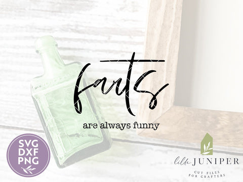 Farts Are Always Funny SVG | Funny Bathroom SVG | Farmhouse Sign Design SVG LilleJuniper 