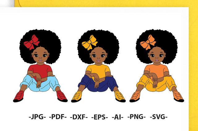 Fashion Afro Svg, Black Girl Bundle Svg, African Goddess Svg, Black Female Svg, Afro Woman Svg, Glamour Female SVG 1uniqueminute 