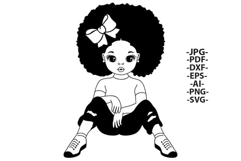 Fashion Afro Svg, Black Girl Bundle Svg, Black Girl Svg, Afro Girl Bundle Svg, Black Woman Svg, Afro Woman Svg, Svg Cut Files SVG 1uniqueminute 