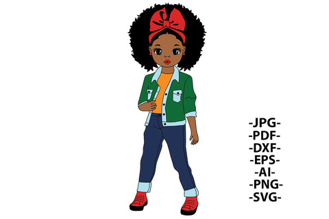 Fashion Afro Svg, Black Girl Bundle Svg, Sweet Girls Svg, 5 Unique Black Girl Designs, Cornrow HairStyle Svg, Afro Woman Svg, Glamour Female SVG 1uniqueminute 