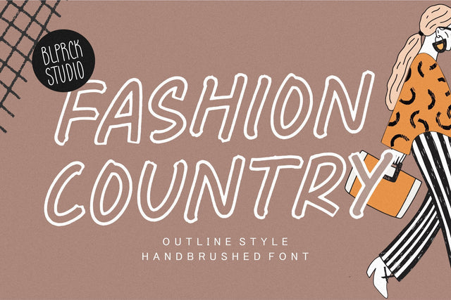 Fashion Country Font Font Balpirick 