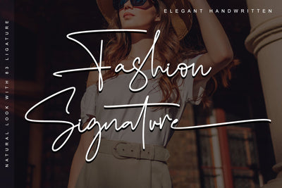 Fashion Signature Font Letterara 