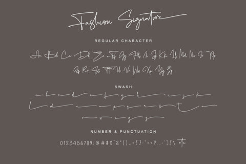 Fashion Signature Font Letterara 