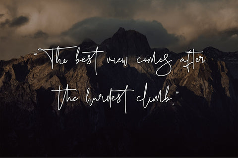 Fashion Signature Font Letterara 