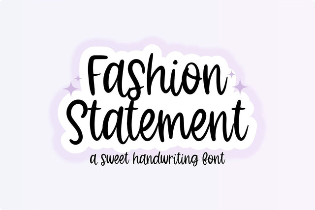 Fashion Statement Brush Handwriting Font Font Blush Font Co. 
