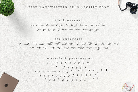 Fast - Brush Stroke Font Font Ibey Design 
