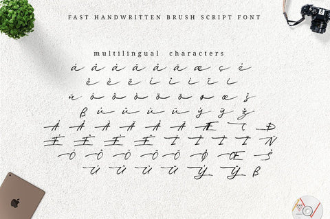 Fast - Brush Stroke Font Font Ibey Design 