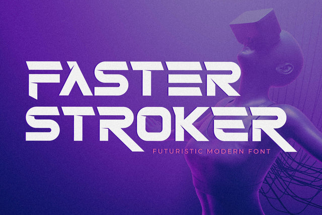 Faster Stroker Typeface Font Storytype Studio 
