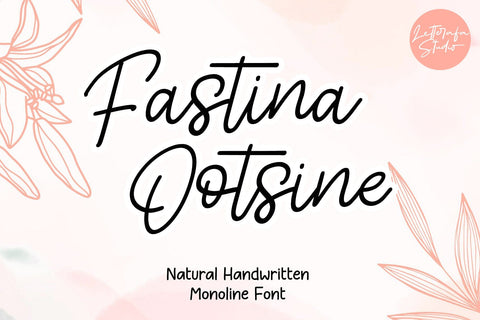 Fastina Ootsine Font Afandi Studio 