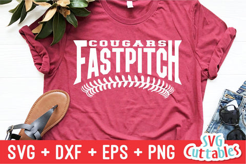 Fastpitch svg - Fastpitch Template 007 - svg - eps - dxf - png - Silhouette - Cricut Cut File - Softball Team - Digital File SVG Svg Cuttables 