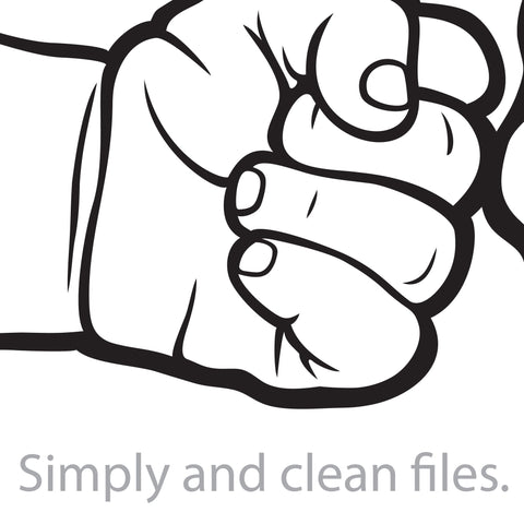 Father and Baby Hands SVG TribaliumArtSF 